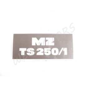   MZ TS 250/1 MATRICA ÜLÉS AJTÓRA "MZ TS 250/1" /NEGATÍV/