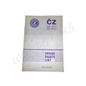 JAWA CZ 472 ALKATRÉSZ KATALÓGUS JAWA /471-472/ ANGOL