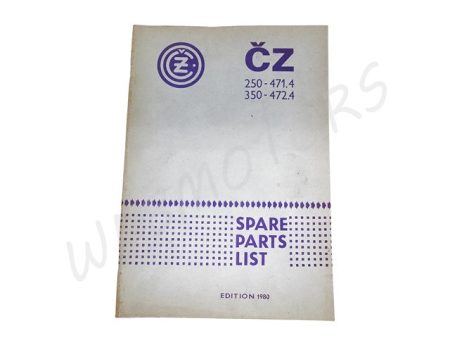 JAWA CZ 472 ALKATRÉSZ KATALÓGUS JAWA /471-472/ ANGOL