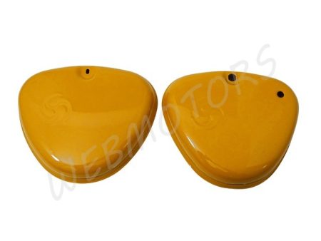 SIMSON S51 SZERSZÁMDOBOZ FEDÉL PÁR /MUSTÁR SÁRGA/