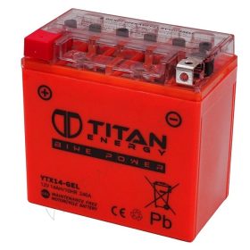   UNIVERZÁLIS EGYÉB AKKUMULÁTOR 12V 14AH ZSELÉS 150x87x145 TITAN ENERGY