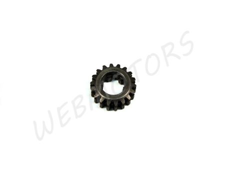 GEAR WITH REVOLUTION COUNTER